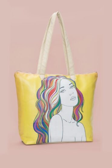 Girl-With-Colourfull-Mind-Digital-Print-Tote-Bag-1