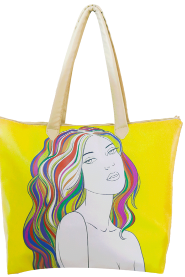 Girl-With-Colourfull-Mind-Digital-Print-Tote-Bag-2