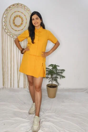 YELLOW-COTTON-SKORT-SET-1