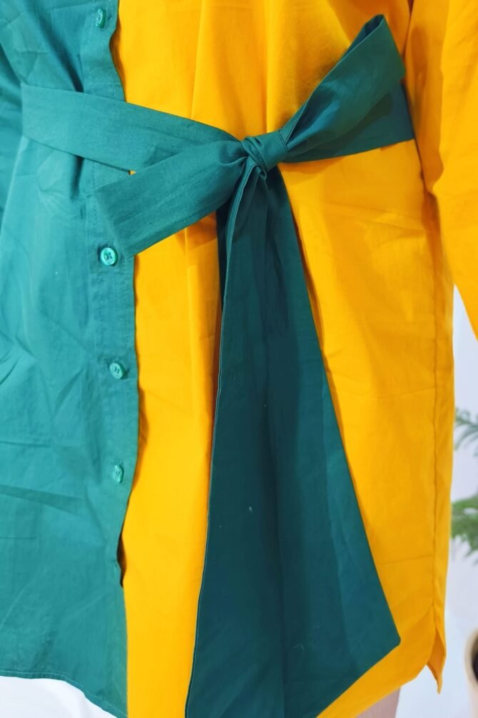 YELLOW-GREEN-COTTON-SHIRT-DRESS-6