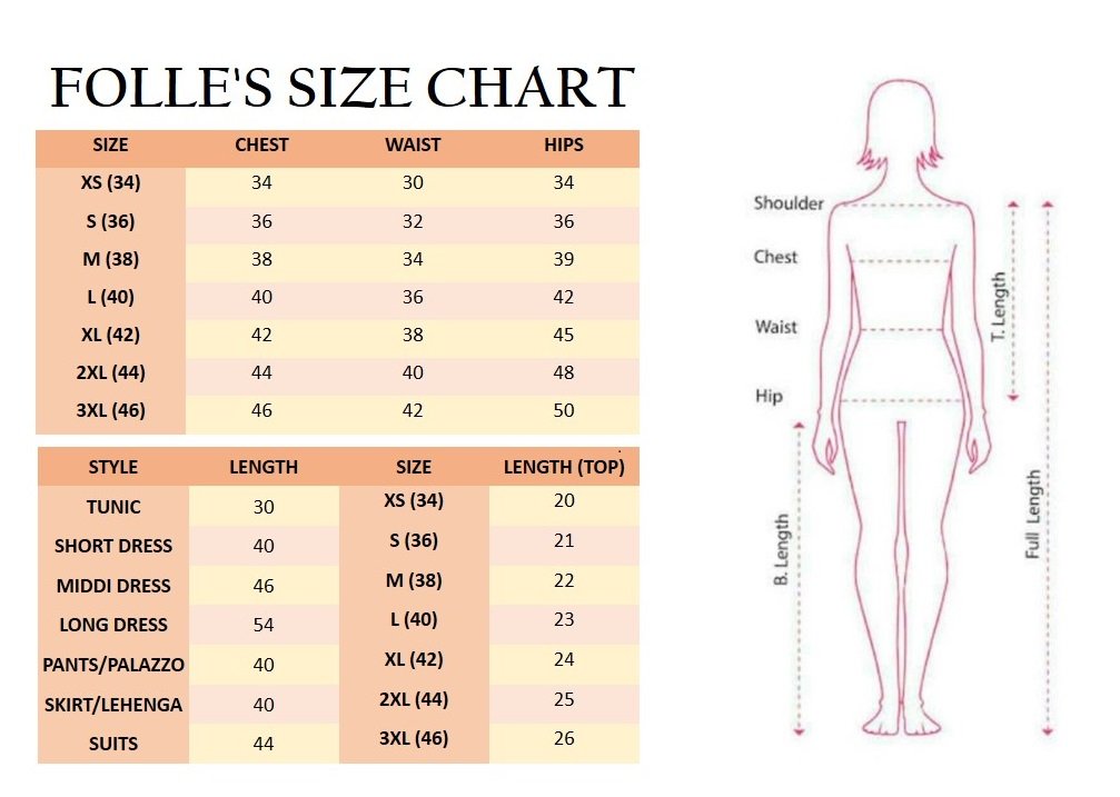 folle size chart