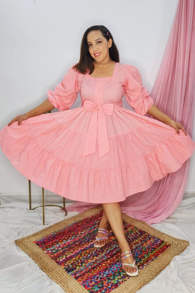 Pink-Dress-With-Big-Bow-3