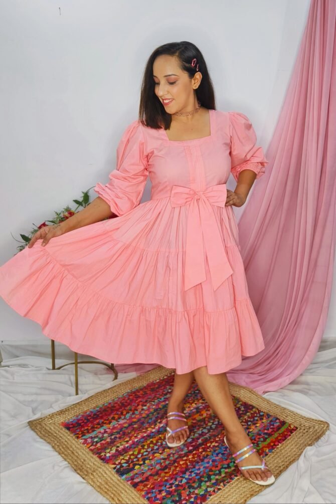 Pink-Dress-With-Big-Bow-5