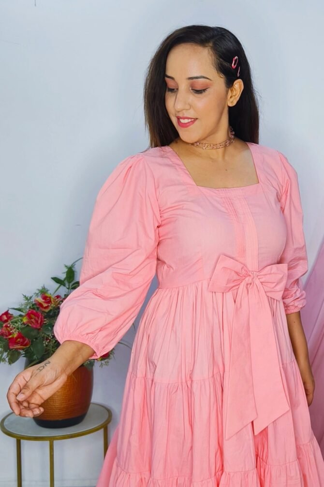 Pink-Dress-With-Big-Bow-6