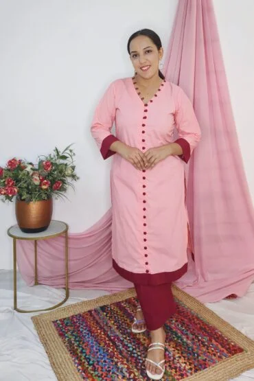 Pink-Solid-Kurta-Set-2