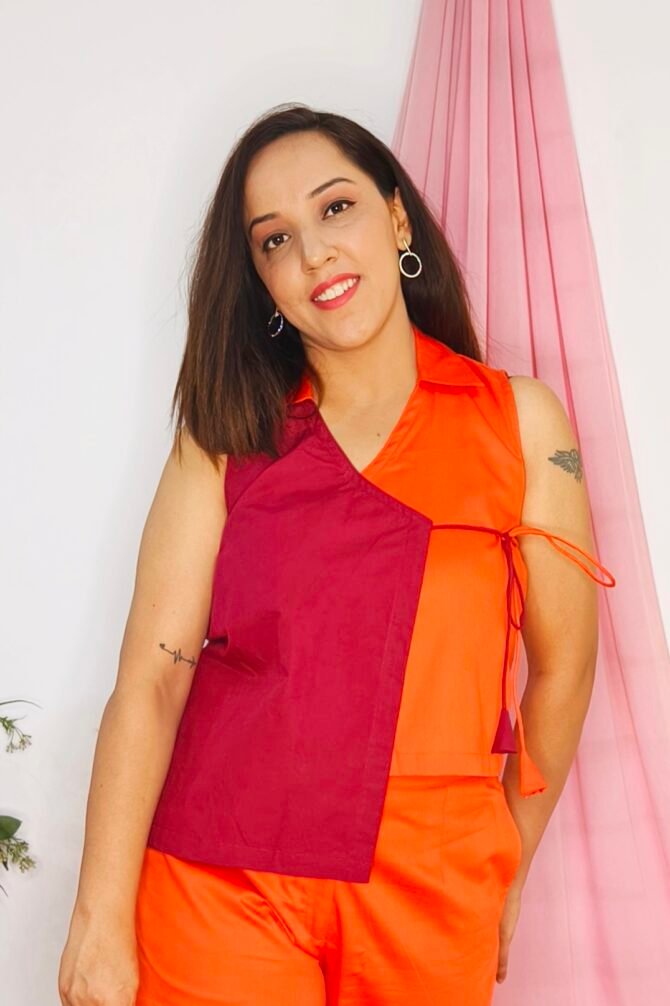 Orange-Smart-Co-ord-Set-2