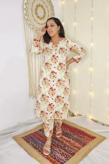 White-Pink-Smart-Kurta-Set-1